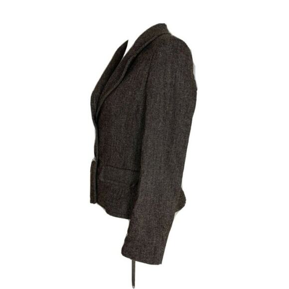 Christian Francis Roth Brown Tweed Wool Blazer Size 8 - Picture 2 of 11
